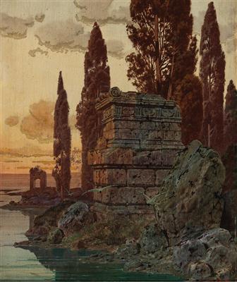 Ferdinand Knab - Dipinti a olio e acquarelli del XIX secolo
