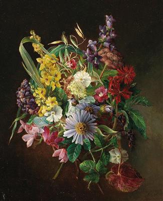 Künstlerin um 1870, (Maria von Eschenbacher) - Ölgemälde und Aquarelle des 19. Jahrhunderts