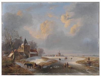 Louis Pierre Verwee - Dipinti a olio e acquarelli del XIX secolo
