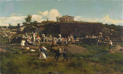 Michele Cammarano - Gemälde des 19. Jahrhunderts