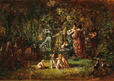 Adolphe Joseph T. Monticelli - 19th Century Paintings and Watercolours