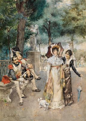 Giulio Cervi - 19th Century Paintings and Watercolours