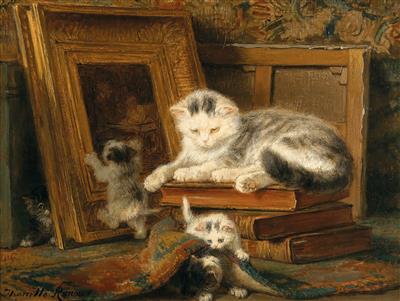 Henriette Ronner (née Knip) - Obrazy 19. století