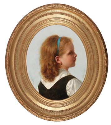 Jules Emile Saintin - Dipinti a olio e acquarelli del XIX secolo