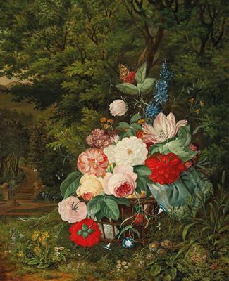 Artist around 1850 - Dipinti a olio e acquarelli del XIX secolo