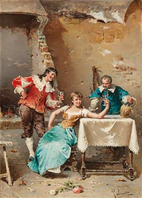 Francesco Peluso - Ölgemälde und Aquarelle des 19. Jahrhunderts