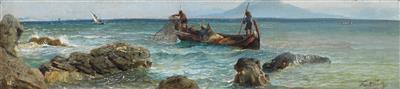 Friedrich Paul Nerly the Younger - Dipinti a olio e acquarelli del XIX secolo