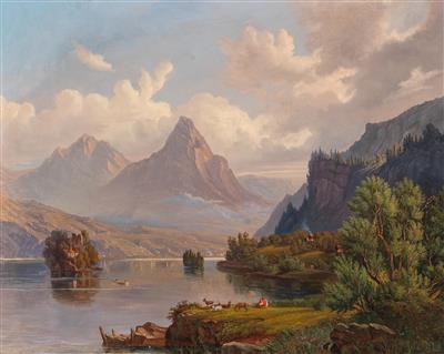 Schweizer Künstler, 2. Hälfte des 19. Jahrhunderts - Ölgemälde und Aquarelle des 19. Jahrhunderts