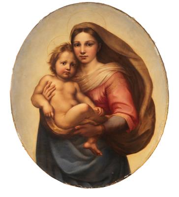 Nach/after Raffaello Sanzio, gennant Raffael/called Raphael - Ölgemälde und Aquarelle des 19. Jahrhunderts