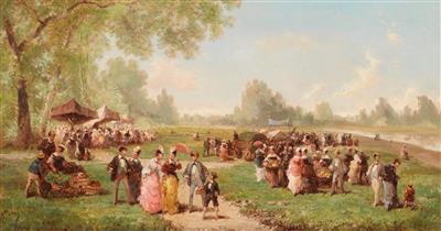 A. Pignoux, France around 1880 - 19th Century Paintings and Watercolours
