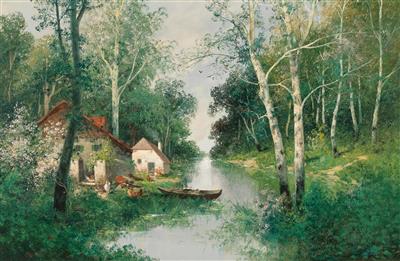 Adolf Kaufmann - Dipinti a olio e acquarelli del XIX secolo