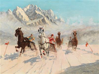 Franz Hienl-Merre - Obrazy 19. století