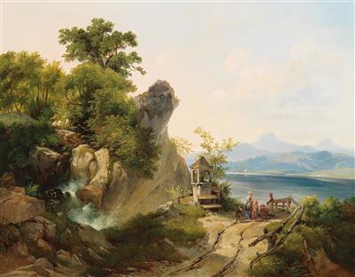 Artist around 1860 - Dipinti a olio e acquarelli del XIX secolo
