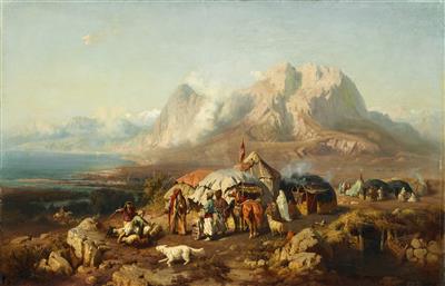 Paul von Franken - 19th Century Paintings