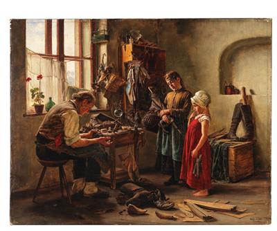Carl Zewy - Dipinti a olio e acquarelli del XIX secolo