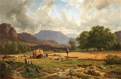 Adolf Heinrich Lier - 19th Century Paintings