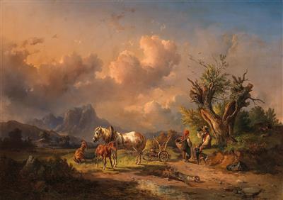 Edmund Mahlknecht - Gemälde des 19. Jahrhunderts