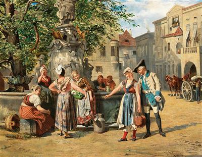Johann Hamza - 19th Century Paintings