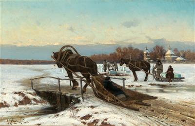 Constantine Kryzhitsky - 19th Century Paintings