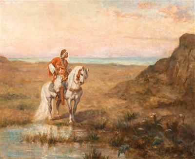 Adolf Christian Schreyer - 19th Century Paintings