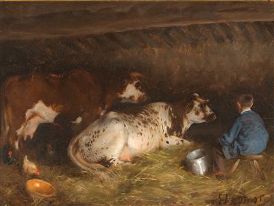 Gabriel Amoretti - 19th Century Paintings