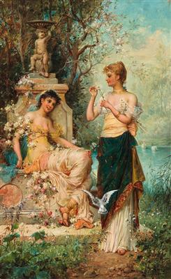 Hans Zatzka - 19th Century Paintings