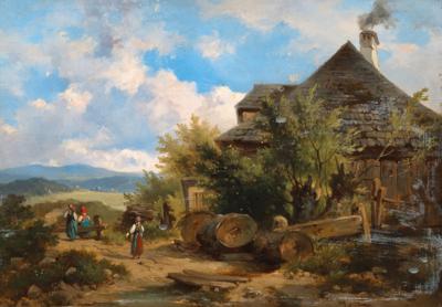 Dominik Schuhfried - Dipinti a olio e acquarelli del XIX secolo