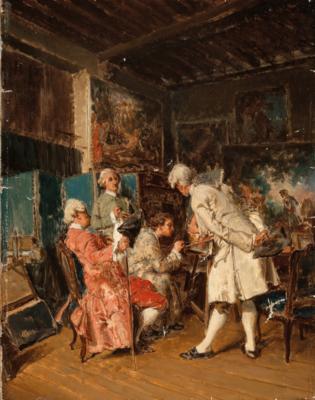 Attributed to Jean Louis Ernest Meissonier - 19th Century Paintings and Watercolours