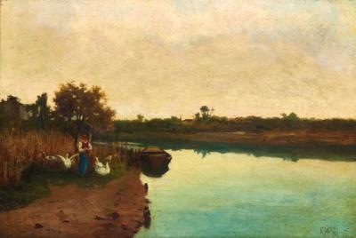 Guglielmo Ciardi - 19th Century Paintings