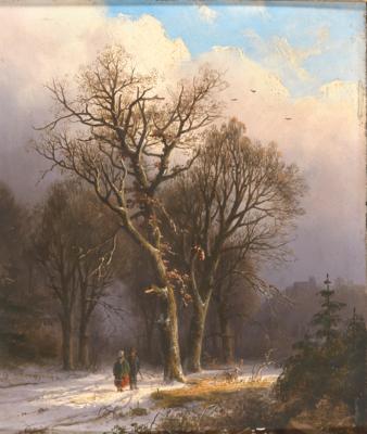 Alexandre Joseph Daiwaille - Olejomalby a akvarely 19. století