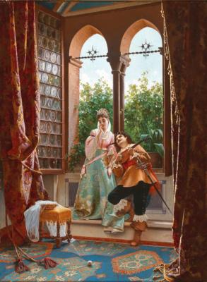 Alfonso Savini - Olejomalby a akvarely 19. století