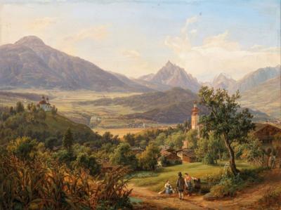 Anton Schiffer - Olejomalby a akvarely 19. století