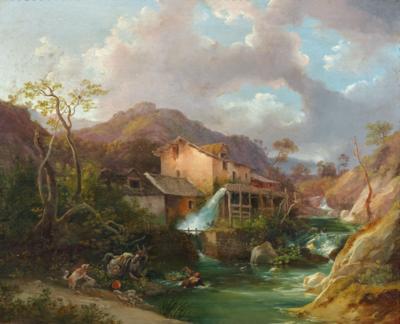 Federico Moja - Dipinti ad olio e acquerelli del 19° secolo