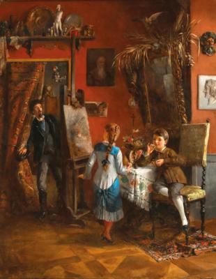 Franz von Persoglia - Dipinti ad olio e acquerelli del 19° secolo