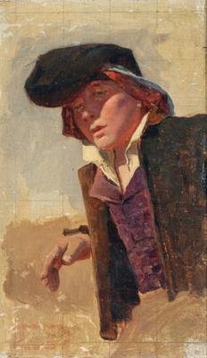 Giovanni Battista Quadrone - Dipinti ad olio e acquerelli del 19° secolo