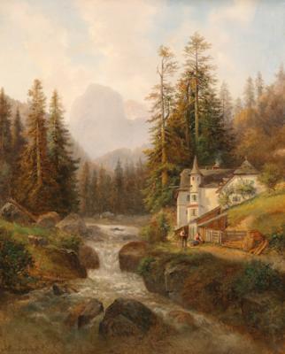 Gustav Barbarini - Olejomalby a akvarely 19. století