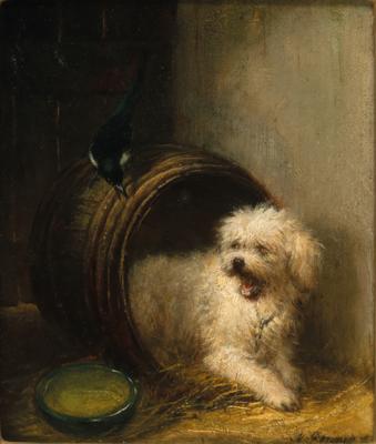 Henriette Ronner (née Knip) - Olejomalby a akvarely 19. století