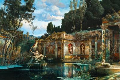 Max Röder - Dipinti ad olio e acquerelli del 19° secolo