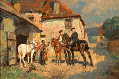 Wilhelm Velten - Olejomalby a akvarely 19. století
