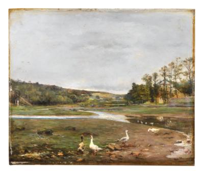 Jean-Charles Cazin - Dipinti a olio e acquarelli del XIX secolo