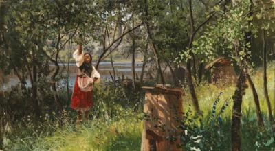 Nikolai Alexandrovich Sergeev - 19th Century Paintings and Watercolours