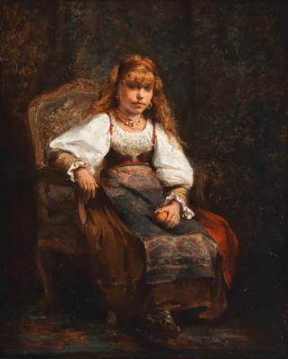 Louise Mercier - Dipinti a olio e acquarelli del XIX secolo