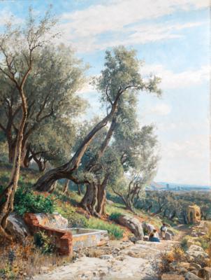 Max Wilhelm Roman - Dipinti a olio e acquarelli del XIX secolo