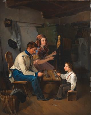 Wilhelm Richter - Dipinti a olio e acquarelli del XIX secolo