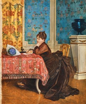 Auguste Toulmouche - Dipinti a olio e acquarelli del XIX secolo