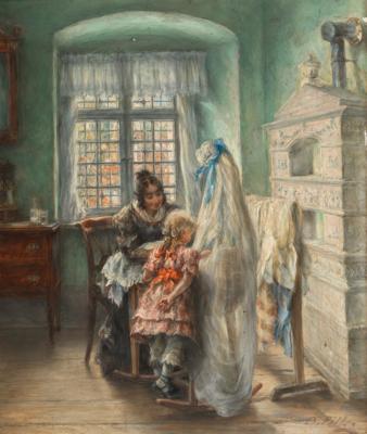 Otto Piltz - Dipinti a olio e acquarelli del XIX secolo