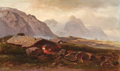 Anton Schrödl - Dipinti a olio e acquarelli del XIX secolo