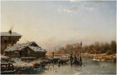 Johannes Bartholomäus Duntze - 19th Century Paintings and Watercolours