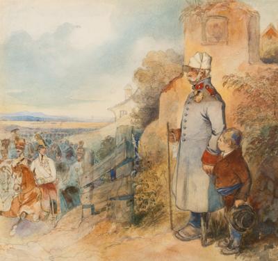 Friedrich Johann Treml - Akvarely