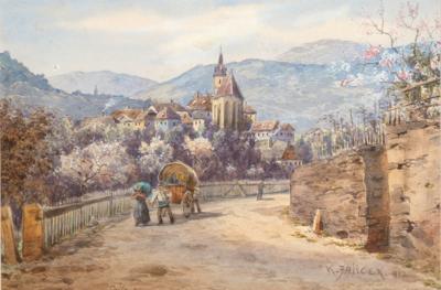 Karl Wenzel Zajicek - Akvarely